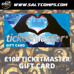TICKETMASTER GIFT CARD WORTH £100